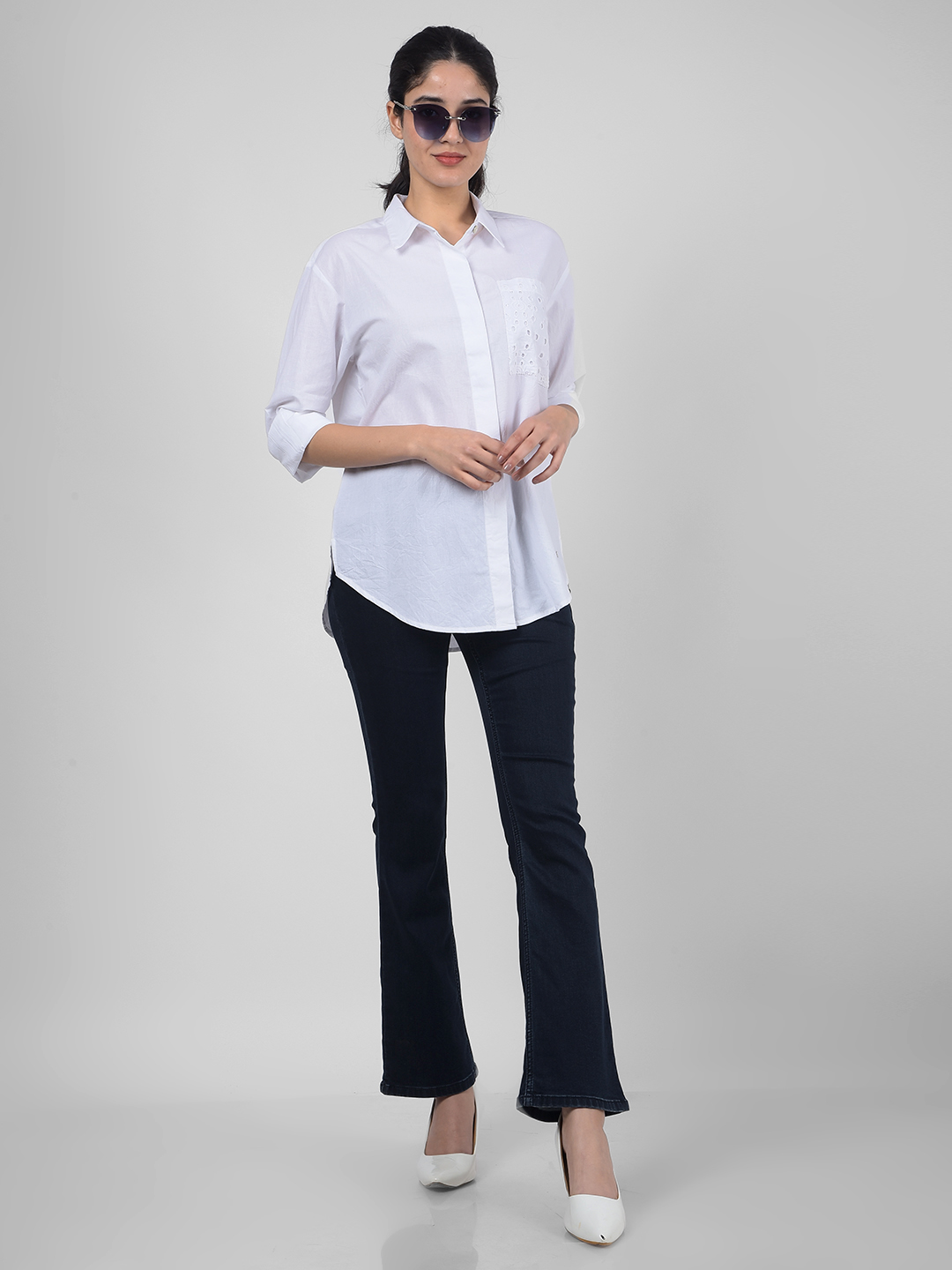 Numero Uno Women Solid White Shirt